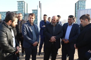 بازدید دادستان و رئیس دادگستری شهرستان بهارستان از پروژه مخزن آب در زمین 32 میلیاردی شهرداری صالحیه