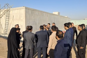 بازدید دادستان و رئیس دادگستری شهرستان بهارستان از پروژه مخزن آب در زمین 32 میلیاردی شهرداری صالحیه