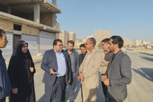 بازدید شهردار و اعضای شورای اسلامی شهر از روند اجرای پروژه  