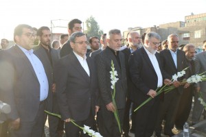 آیین غبارروبی گلزار شهدای امامزاده باقر (ع) با حضور استاندار تهران