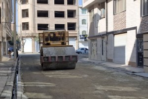  آغاز عملیات زیرسازی کوچه میلان یازدهم برای اجرای بتن RCC