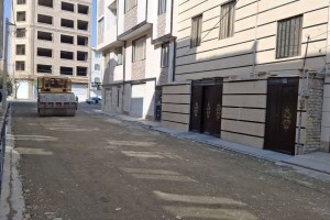  آغاز عملیات زیرسازی کوچه میلان یازدهم برای اجرای بتن RCC