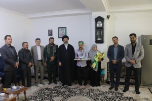 دیدار اعضای شورای شهر صالحیه با دو تن از جانبازان سرافراز در قالب طرح دوشنبه‌های شهدایی