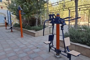 بازپیرایی و بازسازی کامل تجهیزات ورزشی و مبلمان پارک بانوان ریحانه