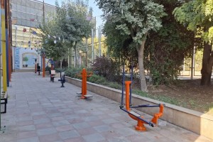 بازپیرایی و بازسازی کامل تجهیزات ورزشی و مبلمان پارک بانوان ریحانه
