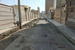  عملیات تخریب و نوسازی جداول گذر مهستان پنجم