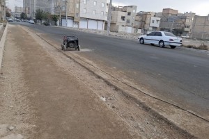 زیرسازی نوار حفاری خیابان امام سجاد (ع) جهت ترمیم و لکه‌گیری
