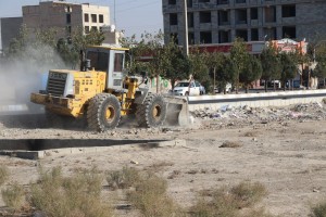 عملیات پاکسازی و نخاله‌برداری حواشی کمربندی آیت‌الله هاشمی رفسنجانی