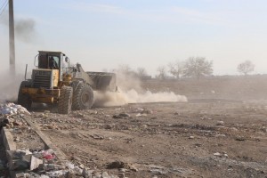 عملیات پاکسازی و نخاله‌برداری حواشی کمربندی آیت‌الله هاشمی رفسنجانی