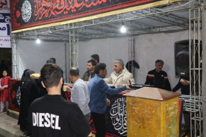 برپایی موکب پذیرایی و ایستگاه صلواتی شهرداری صالحیه در ایام فاطمیه