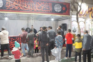 برپایی موکب پذیرایی و ایستگاه صلواتی شهرداری صالحیه در ایام فاطمیه