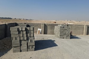 عملیات دیوارکشی پیرامون سایت پردازش پسماند شهر صالحیه آغاز شد