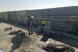 عملیات دیوارکشی پیرامون سایت پردازش پسماند شهر صالحیه آغاز شد