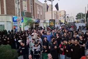 تجلی شور فاطمی و شعور بسیجی در خیابان شهید جهان‌آرا