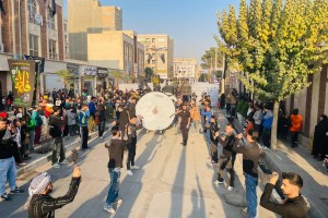 تجلی شور فاطمی و شعور بسیجی در خیابان شهید جهان‌آرا