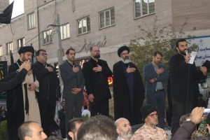 تجلی شور فاطمی و شعور بسیجی در خیابان شهید جهان‌آرا