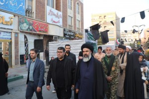 تجلی شور فاطمی و شعور بسیجی در خیابان شهید جهان‌آرا