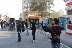تجلی شور فاطمی و شعور بسیجی در خیابان شهید جهان‌آرا