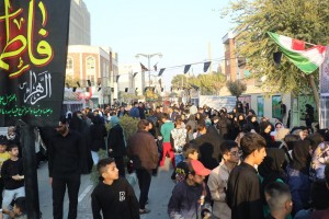 تجلی شور فاطمی و شعور بسیجی در خیابان شهید جهان‌آرا