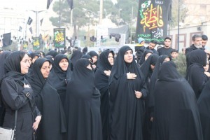 تجلی شور فاطمی و شعور بسیجی در خیابان شهید جهان‌آرا