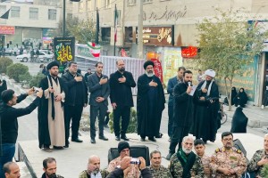 تجلی شور فاطمی و شعور بسیجی در خیابان شهید جهان‌آرا