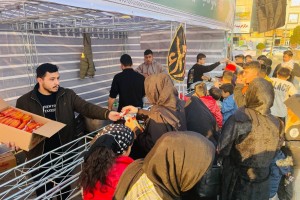 تجلی شور فاطمی و شعور بسیجی در خیابان شهید جهان‌آرا