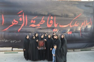 تجلی شور فاطمی و شعور بسیجی در خیابان شهید جهان‌آرا