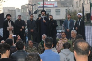 تجلی شور فاطمی و شعور بسیجی در خیابان شهید جهان‌آرا