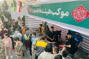 تجلی شور فاطمی و شعور بسیجی در خیابان شهید جهان‌آرا