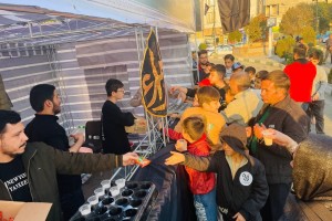 تجلی شور فاطمی و شعور بسیجی در خیابان شهید جهان‌آرا