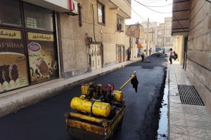  روکش آسفالت کوچه میلان 11 با موفقیت اجرا شد
