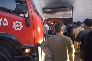 حضور ضربتی آتش‌نشانی صالحیه در مهار آتش‌سوزی مهیب در شهرک قلعه‌میر