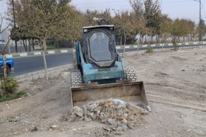  پاکسازی و نخاله‌برداری اراضی بایر حواشی خیابان ولیعصر(عج) و صیاد شیرازی
