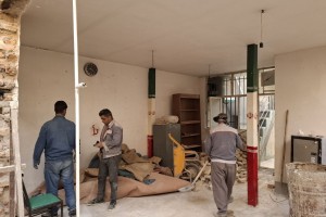 آغاز عملیات مرمت پایگاه بسیج شهید مهدی نقاوت پس از بازدید مسئولان