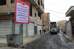  استارت پرقدرت نوسازی شریان&zwnj;های فرعی؛ کوچه &laquo;مهستان ششم&raquo; زیر غلتک آسفالت مکانیزه رفت