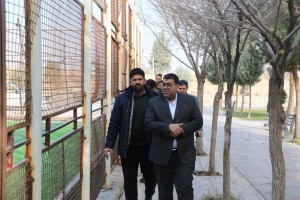 بازدید میدانی شهردار و اعضای شورا از بوستان نهج البلاغه