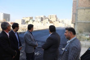  پایش میدانی مدیران شهری صالحیه؛ بررسی کیفیت آسفالت مکانیزه &laquo;شهدای گمنام&raquo;