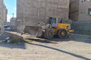  پاکسازی و جمع آوری نخاله های موجود در شهرک امام علی (ع)