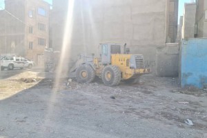  پاکسازی و جمع آوری نخاله های موجود در شهرک امام علی (ع)