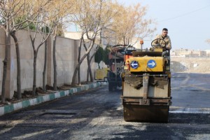  تداوم پرشتاب قطار عمران در صالحیه؛ روکش مکانیزه به ایستگاه &laquo;قائم پنجم&raquo; رسید