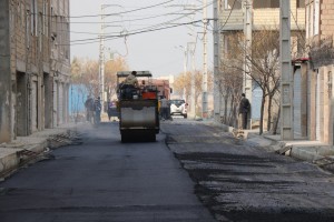  تداوم پرشتاب قطار عمران در صالحیه؛ روکش مکانیزه به ایستگاه &laquo;قائم پنجم&raquo; رسید