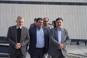 بازدید مدیرکل بازرسی استانداری تهران و فرماندار بهارستان از روند اجرای پروژه سالن اجلاس