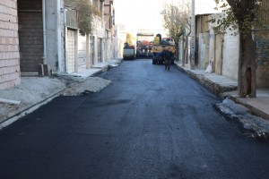 کوچه &laquo;مرداد یکم&raquo; زیر تیغ آسفالت مکانیزه رفت