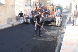 کوچه &laquo;مرداد یکم&raquo; زیر تیغ آسفالت مکانیزه رفت