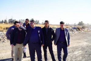  بازدید شهردار و اعضای شورای اسلامی از مسیر منتهی به آرامستان صالحیه