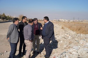  بازدید شهردار و اعضای شورای اسلامی از مسیر منتهی به آرامستان صالحیه
