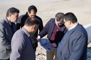  بازدید شهردار و اعضای شورای اسلامی از مسیر منتهی به آرامستان صالحیه