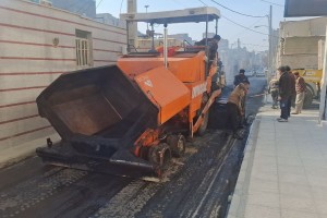 آسفالت مکانیزه کوچه فروردین دوم