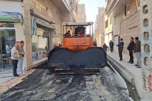 آسفالت مکانیزه کوچه فروردین دوم