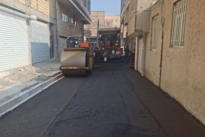 آسفالت مکانیزه کوچه فروردین دوم